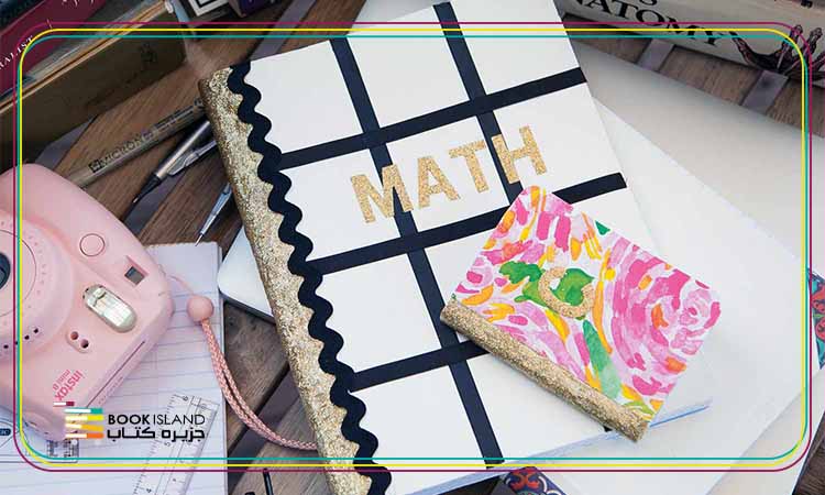 تزئین جلد دفتر با نوار چسب رنگی